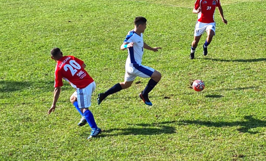 Encerrou no domingo (05), a etapa de abertura do Paraná Bom de Bola. A competição está debutando em 2021. Guaratuba, Carambeí, Cornélio Procópio, Florestópolis, Marialva, Umuarama, Goioerê, Planalto, Coronel Vivida, Guarapuava, Marechal Cândido Rondon e Jardim Alegre são as sedes. -  Foto: Assessoria de Imprensa dos Municípios