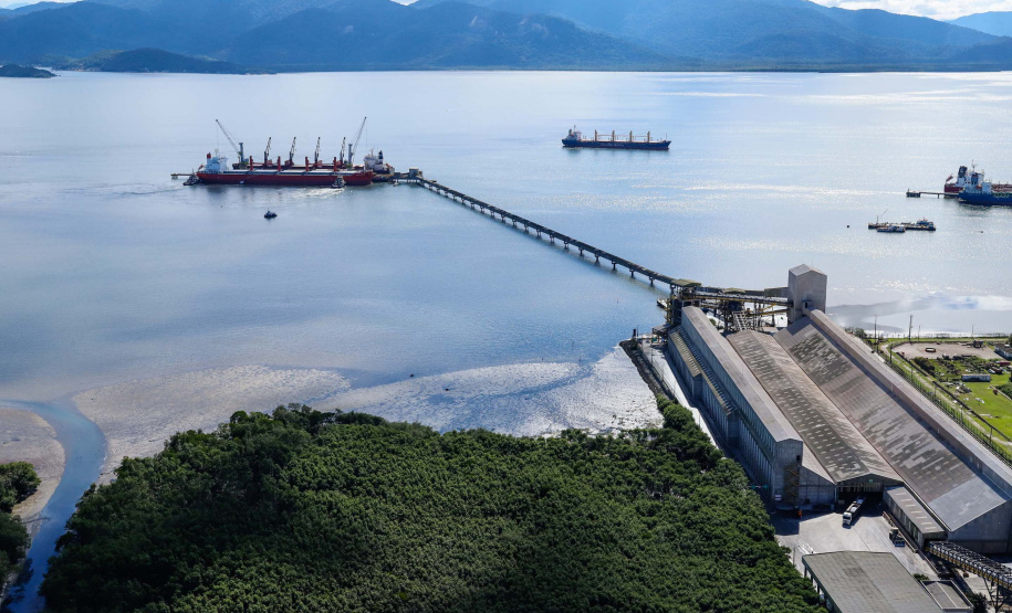 Movimentação de cargas segue em alta nos Portos do Paraná
. Foto: Rodrigo Felix Leal/SEIL