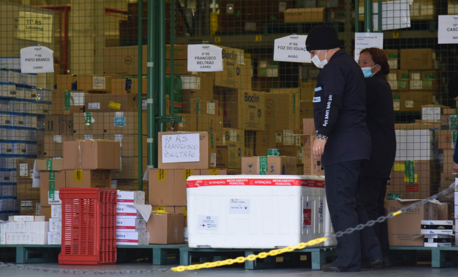 Distribuição vacinas para os municípios  -  Foto: Américo Antonio/SESA