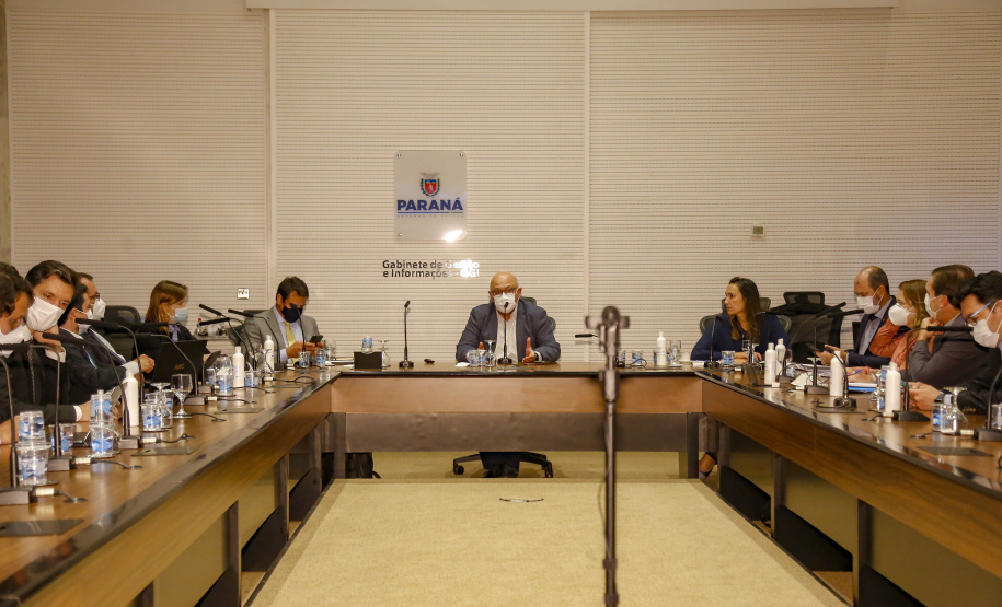 09.09.2021 - Comitê da Nova Ferroeste apresenta estudos de viabilidade para comitiva dos Ministérios da Infraestrutura e Economia
Foto Gilson Abreu/AEN