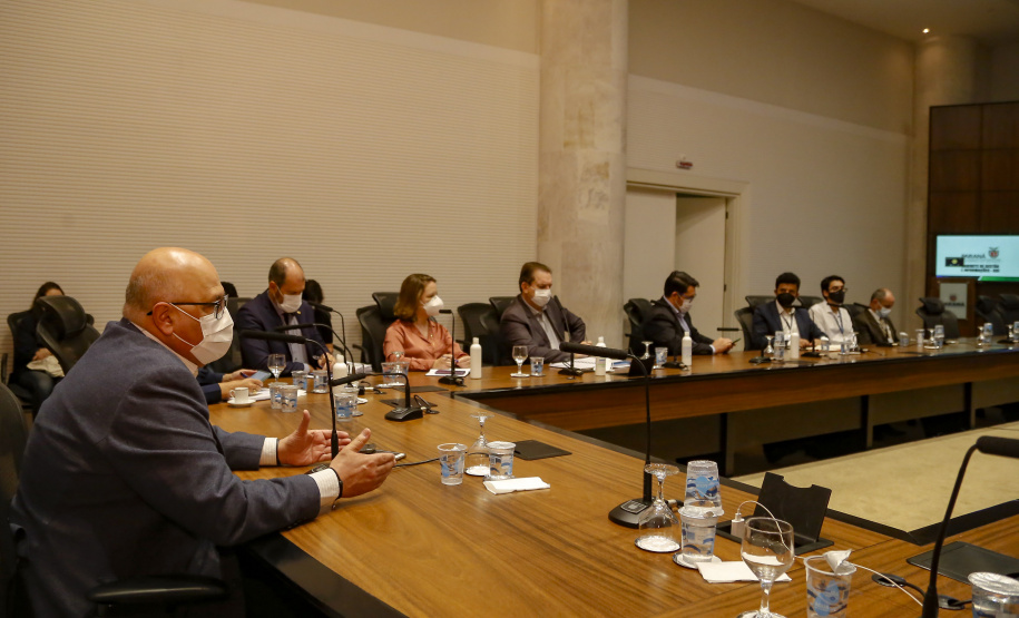 09.09.2021 - Comitê da Nova Ferroeste apresenta estudos de viabilidade para comitiva dos Ministérios da Infraestrutura e Economia
Foto Gilson Abreu/AEN