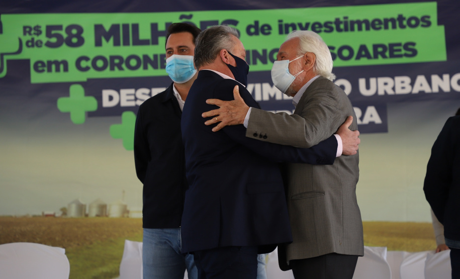 Governador entrega rodovia pavimentada que muda a realidade de Coronel Domingos Soares. Foto: Ari Dias/AEN