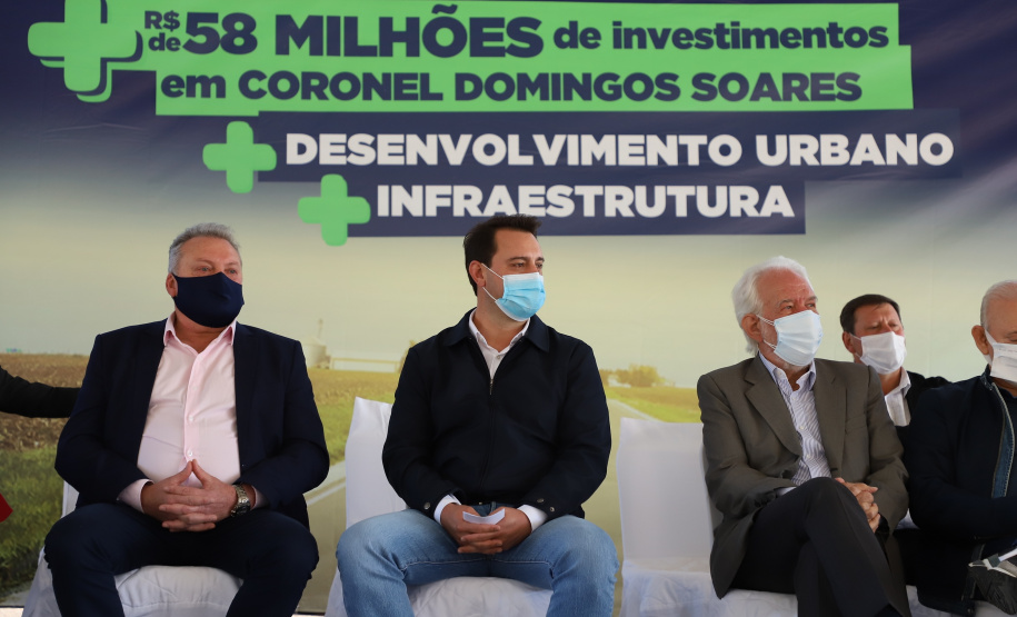 Governador entrega rodovia pavimentada que muda a realidade de Coronel Domingos Soares. Foto: Ari Dias/AEN