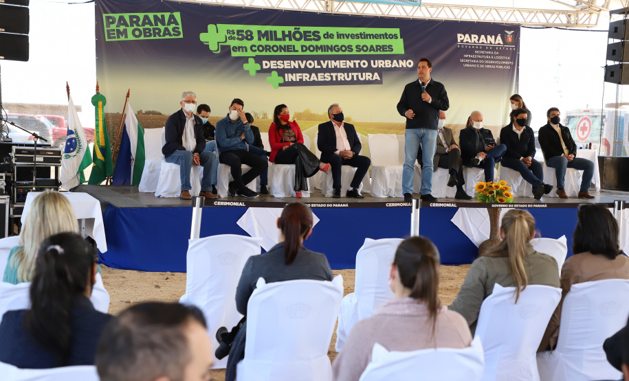 Governador entrega rodovia pavimentada que muda a realidade de Coronel Domingos Soares. Foto: Ari Dias/AEN