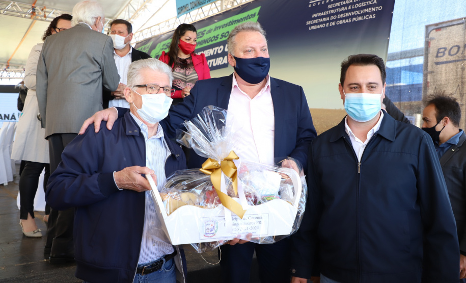 Governador entrega rodovia pavimentada que muda a realidade de Coronel Domingos Soares. Foto: Ari Dias/AEN