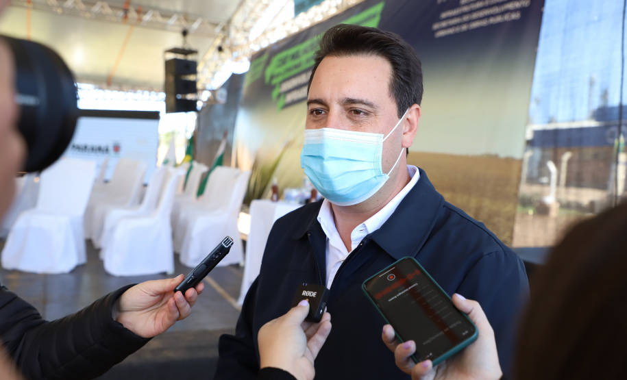 Governador entrega rodovia pavimentada que muda a realidade de Coronel Domingos Soares. Foto: Ari Dias/AEN