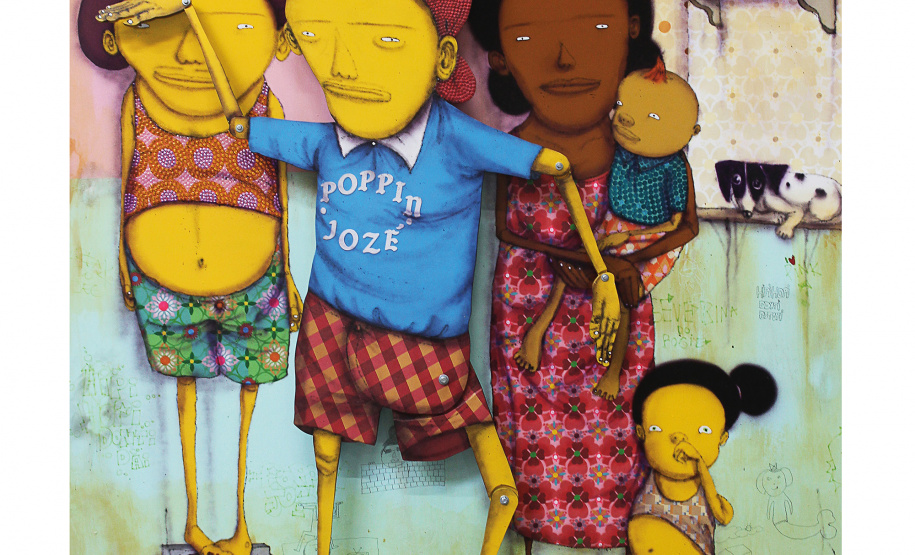 A exposição “OSGEMEOS: Segredos”, realizada pelo Museu Oscar Niemeyer (MON), poderá ser vista pelo público a partir de 18 de setembro.  - Foto: Lehmann- Maupin