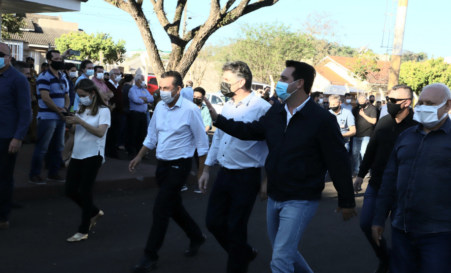 Governador Carlos Massa Ratinho Junior inaugura sede do 21º Batalhão da Polícia Militar de Francisco Beltrão. Foto: Ari Dias/AEN
