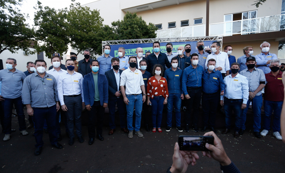 Governador Carlos Massa Ratinho Junior inaugura sede do 21º Batalhão da Polícia Militar de Francisco Beltrão. Foto: Jonathan Campos/AEN