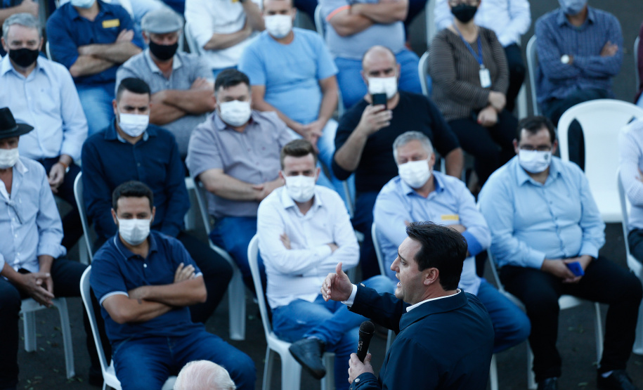 Governador Carlos Massa Ratinho Junior inaugura sede do 21º Batalhão da Polícia Militar de Francisco Beltrão. Foto: Jonathan Campos/AEN