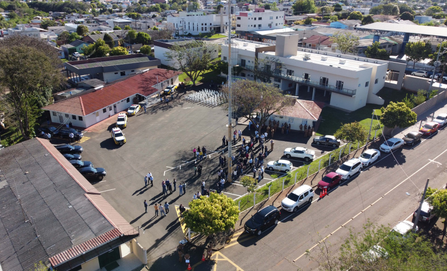 Governador Carlos Massa Ratinho Junior inaugura sede do 21º Batalhão da Polícia Militar de Francisco Beltrão. Foto: Ari Dias/AEN