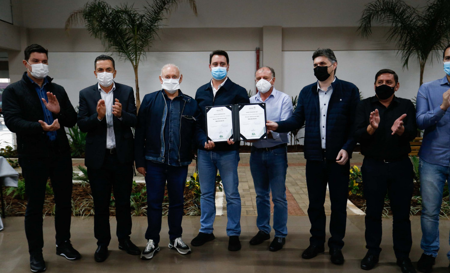 O governador Carlos Massa Ratinho Junior visita a nova Rodoviária de Francisco Beltrão, que começou a funcionar em março deste ano. Foto: Jonathan Campos/AEN