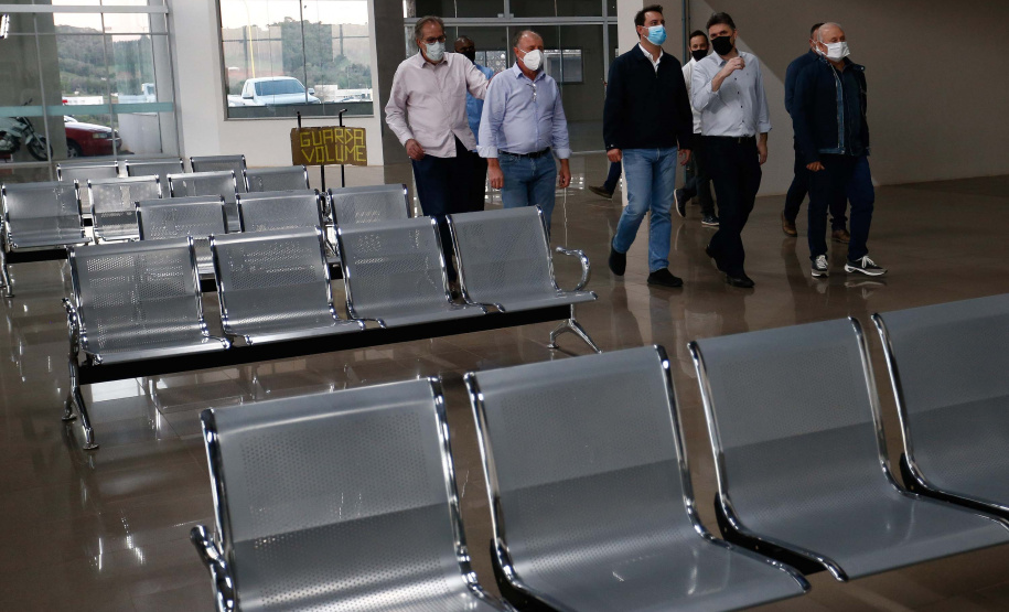O governador Carlos Massa Ratinho Junior visita a nova Rodoviária de Francisco Beltrão, que começou a funcionar em março deste ano. Foto: Jonathan Campos/AEN