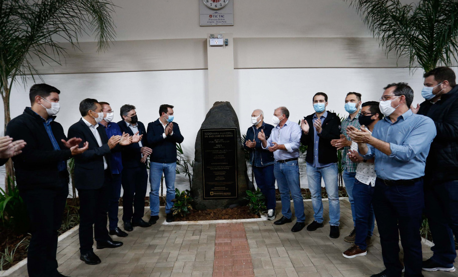 O governador Carlos Massa Ratinho Junior visita a nova Rodoviária de Francisco Beltrão, que começou a funcionar em março deste ano. Foto: Jonathan Campos/AEN