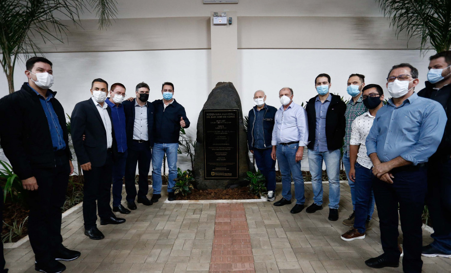 O governador Carlos Massa Ratinho Junior visita a nova Rodoviária de Francisco Beltrão, que começou a funcionar em março deste ano. Foto: Jonathan Campos/AEN