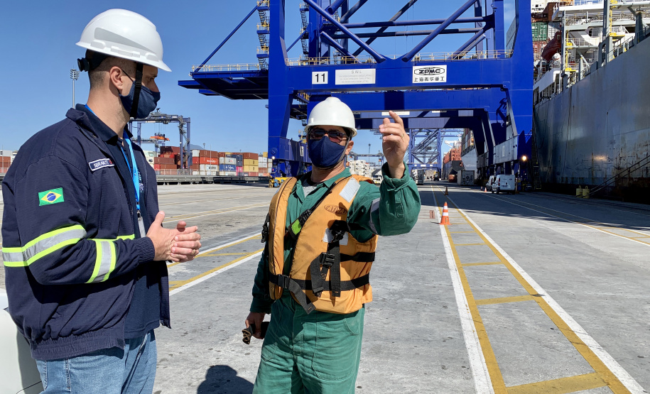 Portos do Paraná atualiza Regras Gerais de Segurança e Trânsito para Usuários e Veículos  -  Paranaguá, 10/09/2021  -  Foto: Claudio Neves/Portos do Paraná