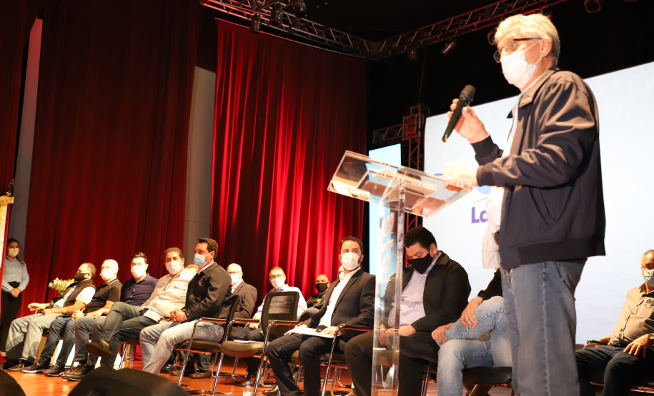 O governador Carlos Massa Ratinho Junior participou, nesta sexta-feira (10), do lançamento da Agro Laranjeiras, nova empresa de desmamados que fará um investimento inicial de R$ 377 milhões no Estado.  Laranjeiras do Sul, 10/09/2021  -  Foto: Ari Dias/AEN