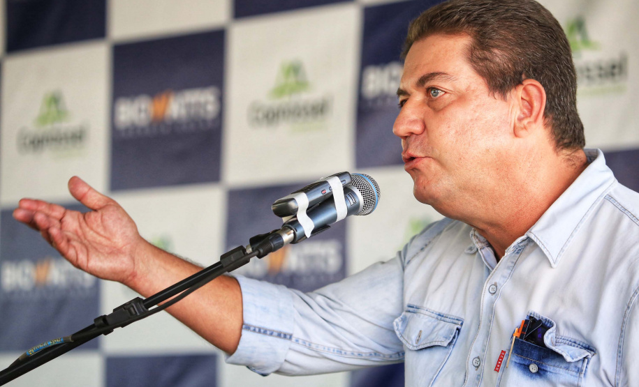 O governador Carlos Massa Ratinho Junior participou nesta sexta-feira (10) das comemorações de 30 anos da Cooperativa de Produtores de Sementes Coprossel, em Laranjeiras do Sul, na região central do Estado. Foto: José Fernando Ogura/AEN
