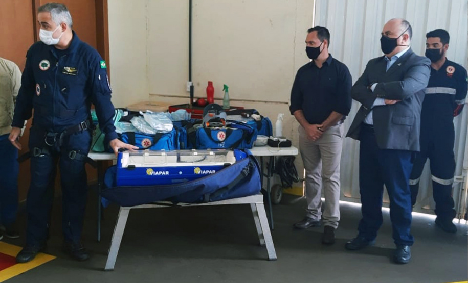 A ampliação financeira de funcionamento da Rede de Urgência e Emergência da 15ª Regional de Saúde de Maringá vai ser ampliada para R$ 3 milhões. A solicitação foi feita pela Secretaria de Estado da Saúde e uma equipe do Ministério da Saúde realizou uma inspeção técnica nas estruturas que compõem a rede na quinta-feira (10) para qualificar o serviço e inserir o incentivo anual das atividades. Foto: SESA