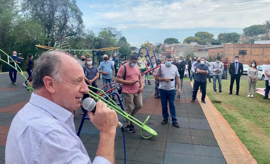 Secretário Ortega inaugura mais duas Unidades de Meu Campinho em Arapongas - Terninho  -  Arapongas, 10/09/2021  -  Foto: SEDU