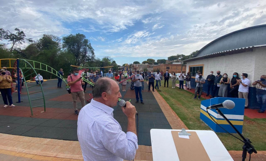 Secretário Ortega inaugura mais duas Unidades de Meu Campinho em Arapongas - Terninho  -  Arapongas, 10/09/2021  -  Foto: SEDU
