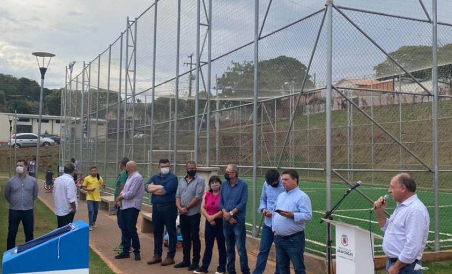 Secretário Ortega inaugura mais duas Unidades de Meu Campinho em Arapongas  -  Carioca  - Arapongas, 10/09/2021  -  Foto: SEDU