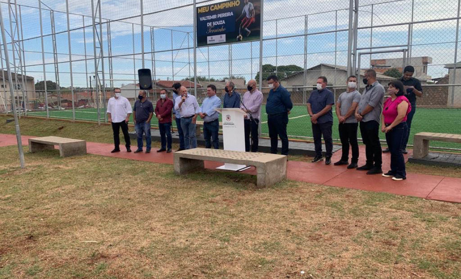 Secretário Ortega inaugura mais duas Unidades de Meu Campinho em Arapongas - Terninho  -  Arapongas, 10/09/2021  -  Foto: SEDU