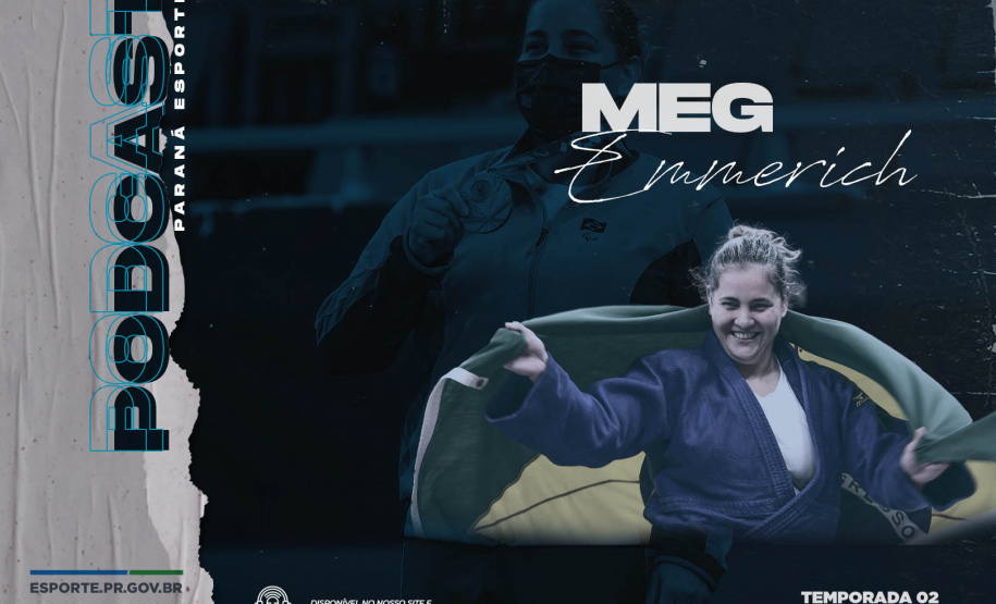 Meg Emmerich, medalhista de bronze em Tóquio  -  Foto/Arte: Paraná Esporte