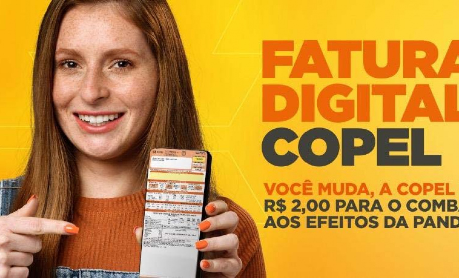 De olho na sustentabilidade, Copel lança campanha de adesão à fatura solidária digital