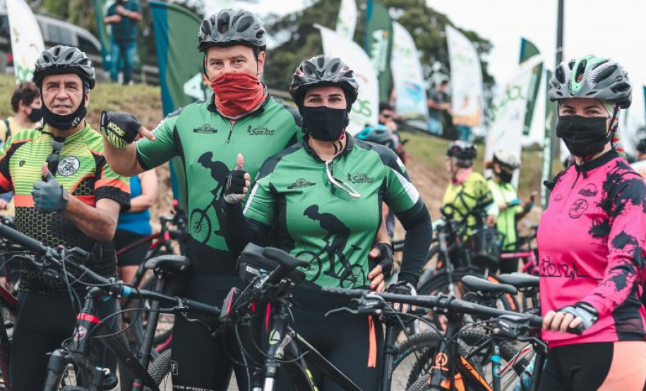 Lançamento de ciclorrota em Pontal do Paraná marca retomada do esporte no Litoral. Foto: Paraná Esporte