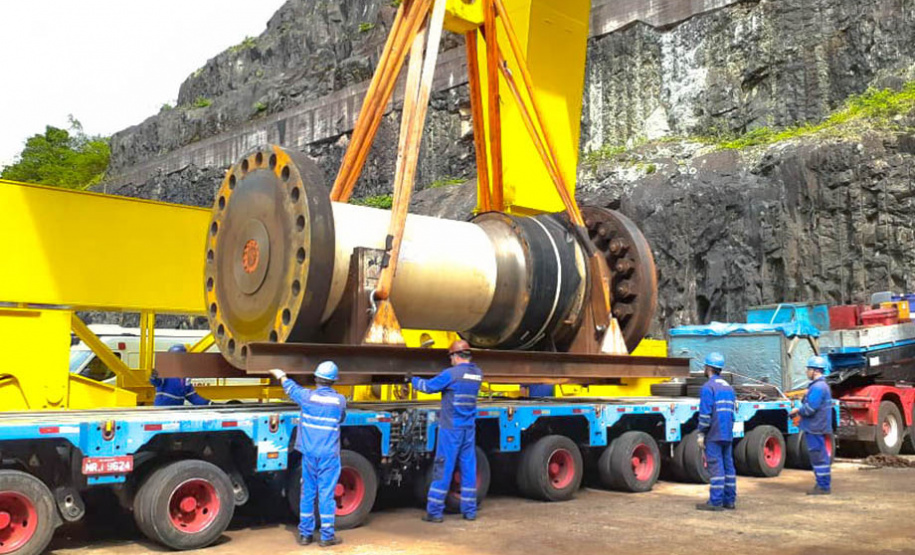 A Copel concluiu a modernização da Usina Governador Bento Munhoz da Rocha Netto (Foz do Areia) e colocou em funcionamento a quarta e última unidade geradora da hidrelétrica a passar por reforma.  -  Curitiba, 13/09/2021  -  Foto: Copel