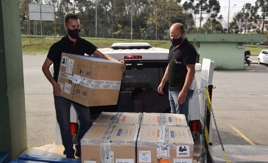 Paraná recebe mais 303 mil vacinas contra a Covid-19 para primeira dose. Foto: Américo Antonio/SESA