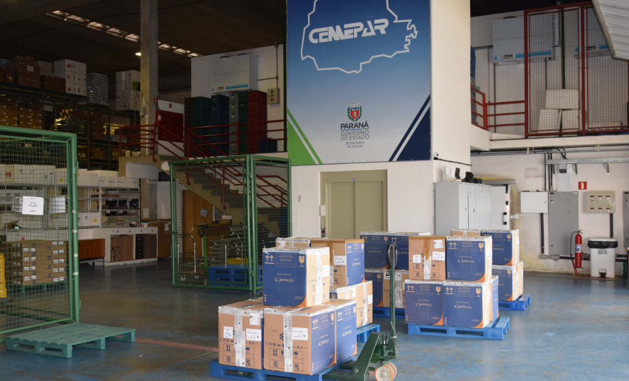 Paraná recebe mais 303 mil vacinas contra a Covid-19 para primeira dose. Foto: Américo Antonio/SESA