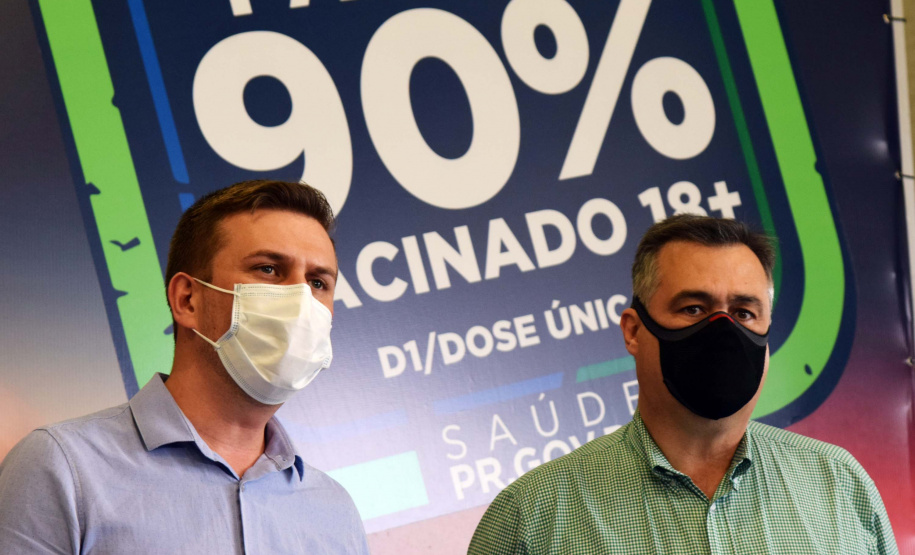 Paraná recebe mais 303 mil vacinas contra a Covid-19 para primeira dose. Foto: Américo Antonio/SESA