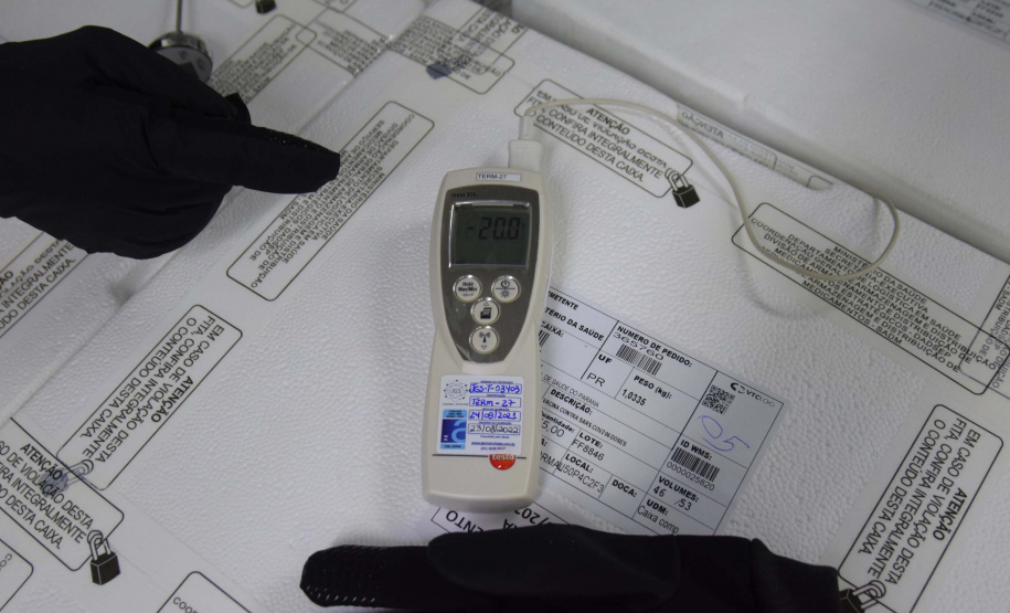 Paraná recebe mais 303 mil vacinas contra a Covid-19 para primeira dose. Foto: Américo Antonio/SESA