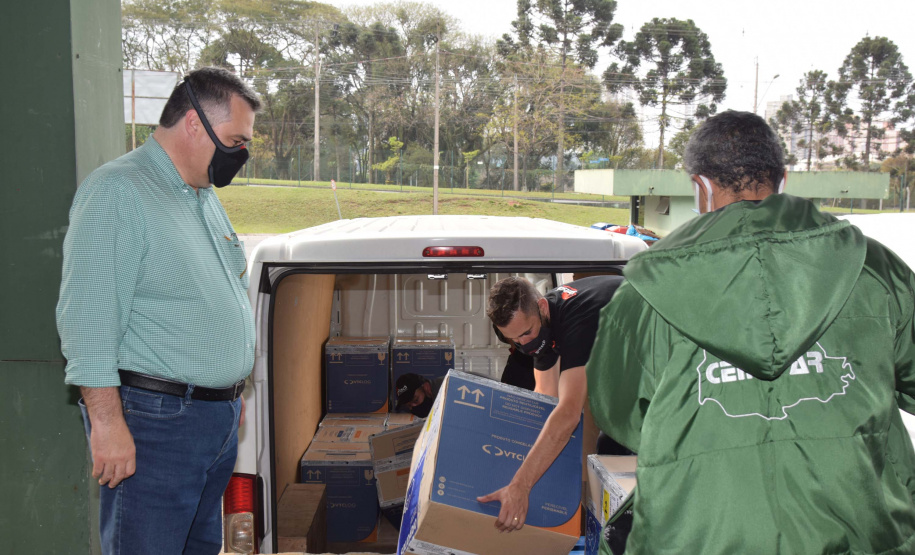 Paraná recebe mais 303 mil vacinas contra a Covid-19 para primeira dose. Foto: Américo Antonio/SESA