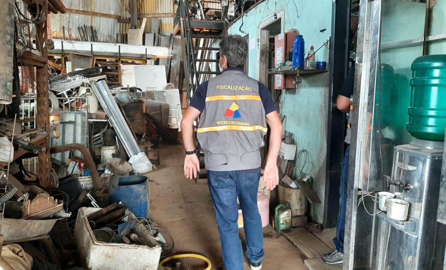 Receita Estadual deflagra operação ?Ferro-Velho? em Ponta Grossa -  Ponta Grossa, 13/09/2021  -  Foto: SEFA