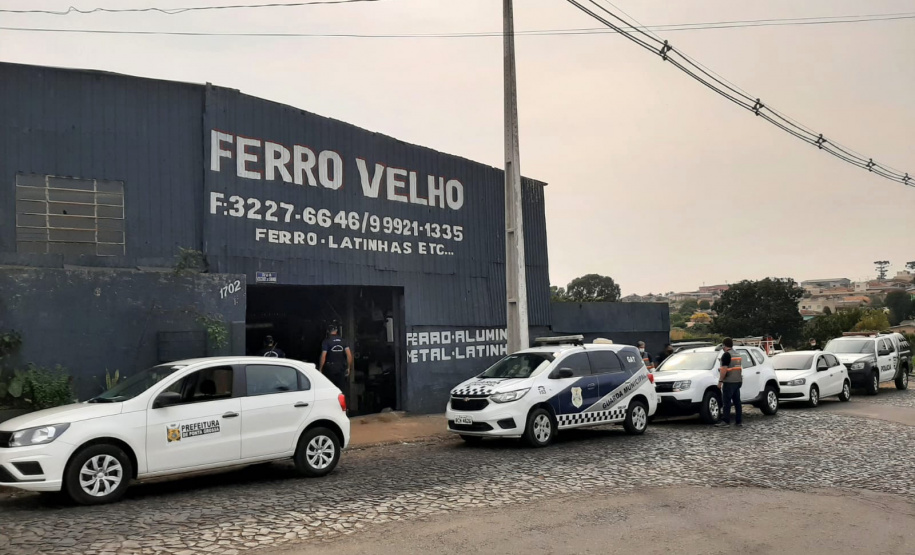 Receita Estadual deflagra operação ?Ferro-Velho? em Ponta Grossa -  Ponta Grossa, 13/09/2021  -  Foto: SEFA