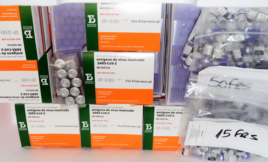 Mais de meio milhão de vacinas contra a Covid-19 começam a ser distribuídas - Foto: Américo Antonio/SESA