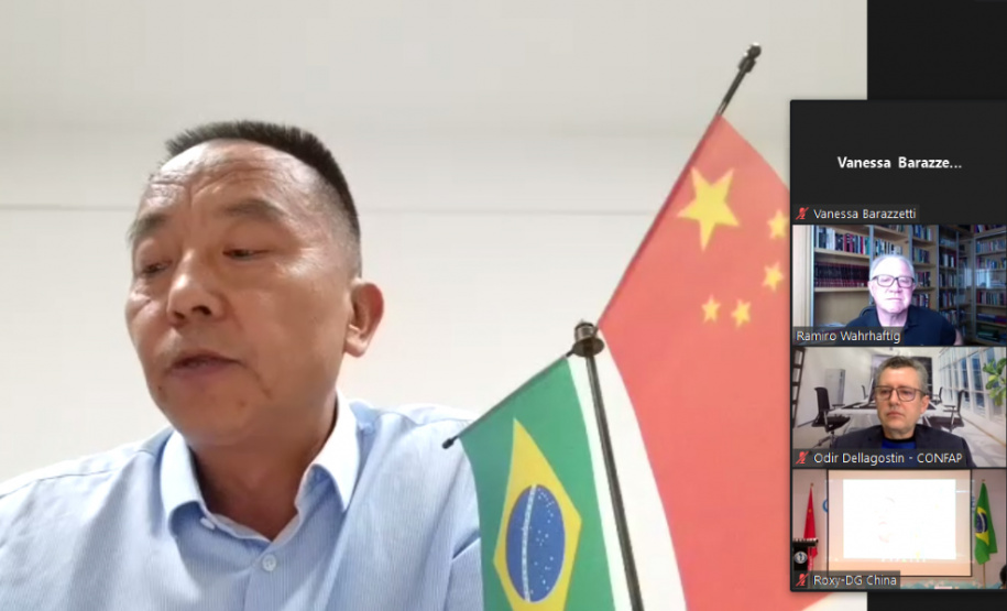 Araucária assina Memorando de Entendimento e Cooperação com a South China Agricultural University  -  Curitiba, 13/09/2021  -  Foto: Fundação Araucária