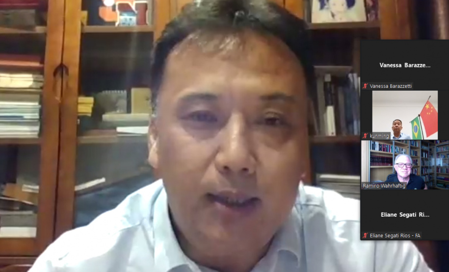 Araucária assina Memorando de Entendimento e Cooperação com a South China Agricultural University  -  Curitiba, 13/09/2021  -  Foto: Fundação Araucária