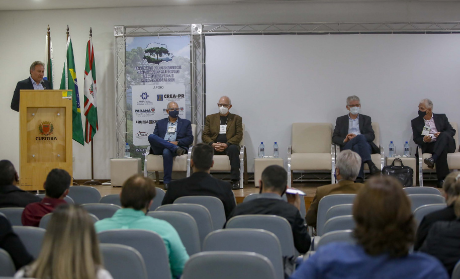 Encontro Paranaense de Secretários Municipais de Agricultura e Meio Ambiente. Na foto, Clodomir Ascari - Curitiba, 15/09/2021 - Foto: Gilson Abreu/AEN