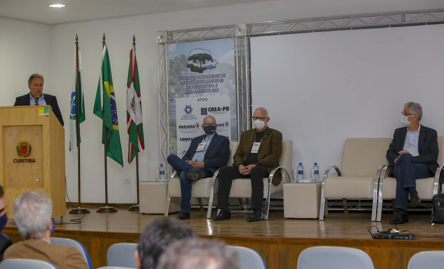 Encontro Paranaense de Secretários Municipais de Agricultura e Meio Ambiente. Na foto, Clodomir Ascari - Curitiba, 15/09/2021 - Foto: Gilson Abreu/AEN