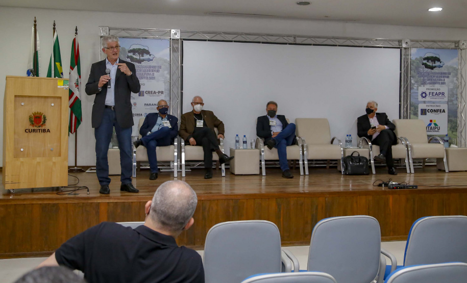 Encontro Paranaense de Secretários Municipais de Agricultura e Meio Ambiente.  -  Na foto, o secretário estadual da Agricultura e do Abastecimento, Norberto Ortigara  - Curitiba, 15/09/2021 -  Foto: Gilson Abreu/AEN