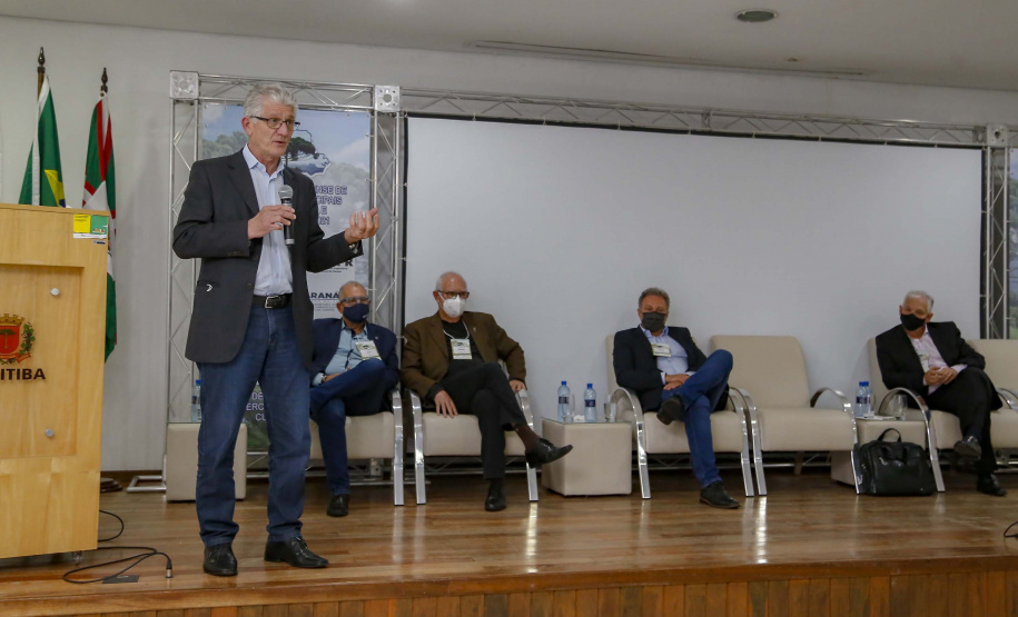 Encontro Paranaense de Secretários Municipais de Agricultura e Meio Ambiente.  -  Na foto, o secretário estadual da Agricultura e do Abastecimento, Norberto Ortigara  - Curitiba, 15/09/2021 -  Foto: Gilson Abreu/AEN