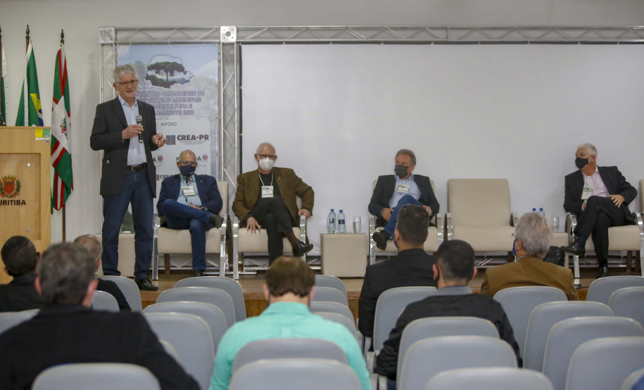 Encontro Paranaense de Secretários Municipais de Agricultura e Meio Ambiente.  -  Na foto, o secretário estadual da Agricultura e do Abastecimento, Norberto Ortigara  - Curitiba, 15/09/2021 -  Foto: Gilson Abreu/AEN