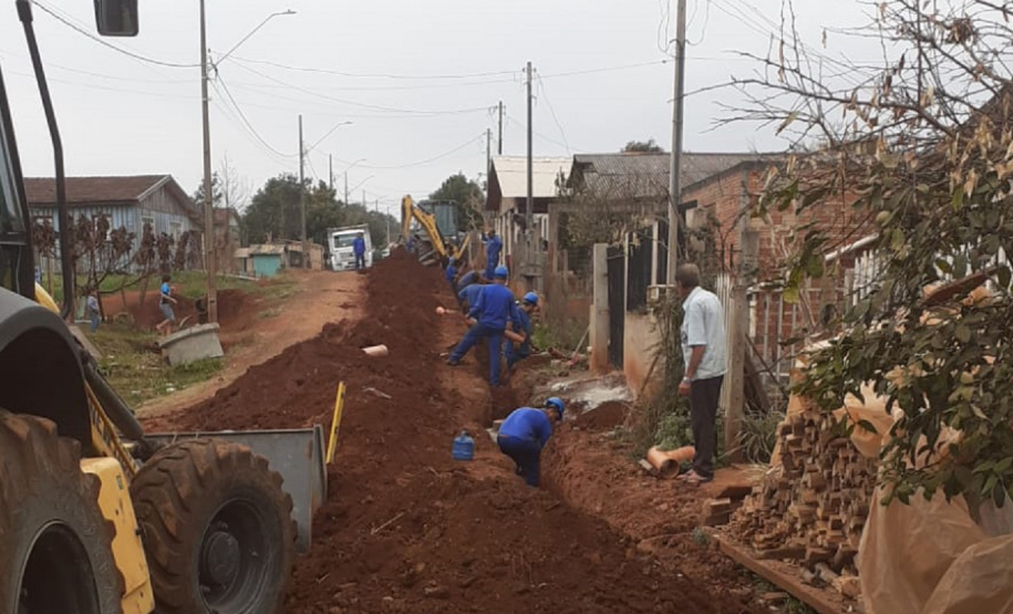 Sanepar amplia sistema de esgoto em Santo Antônio do Sudoeste  -  Foto: Sanepar
