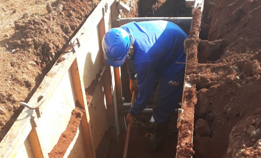 Sanepar amplia sistema de esgoto em Santo Antônio do Sudoeste  -  Foto: Sanepar