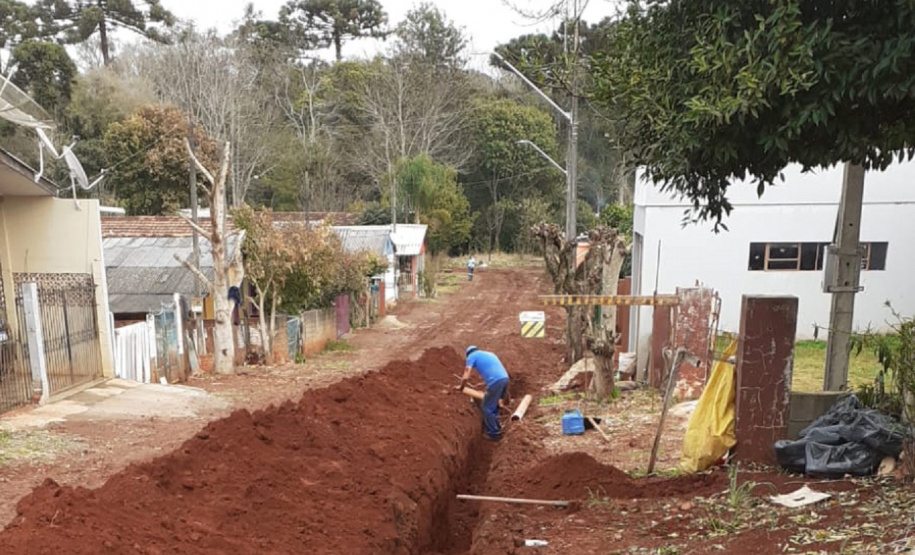 Sanepar amplia sistema de esgoto em Santo Antônio do Sudoeste  -  Foto: Sanepar