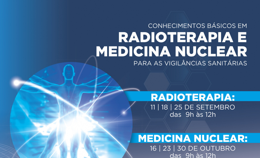 Paraná capacita equipes de inspeção para controle sanitário de Radioterapia e Medicina Nuclear - Foto/Arte: SESA